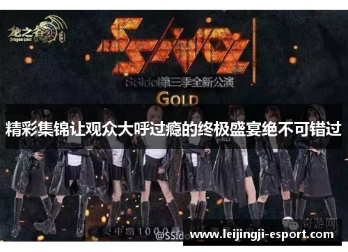 精彩集锦让观众大呼过瘾的终极盛宴绝不可错过
